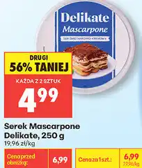 Biedronka Serek Mascarpone Delikate oferta