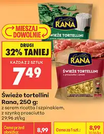 Biedronka Świeże tortellini Rana oferta