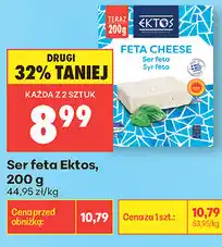 Biedronka Ser feta Ektos oferta