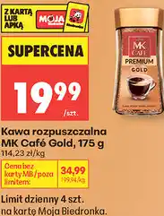Biedronka Kawa rozpuszczalna MK Café Gold oferta