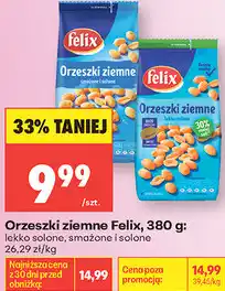 Biedronka Orzeszki ziemne Felix oferta