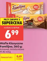 Biedronka Wafle Klasyczne Familijne oferta
