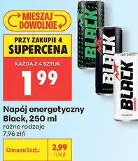 Biedronka Napój energetyczny Black oferta