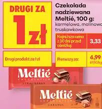 Biedronka Czekolada nadziewana Meltié oferta