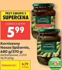 Biedronka Korniszony Nasza Spiżarnia oferta