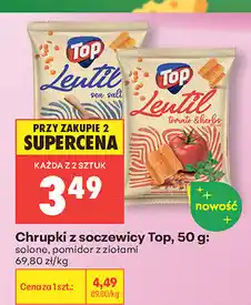 Biedronka Chrupki z soczewicy Top oferta
