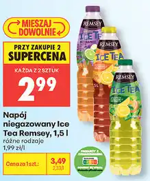 Biedronka Napój niegazowany Ice Tea Remsey oferta