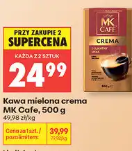 Biedronka Kawa mielona crema MK Cafe oferta