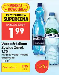 Biedronka Woda źródlana Żywiec Zdrój oferta