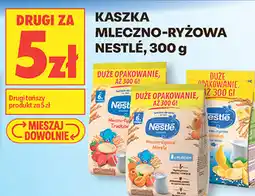 Biedronka Kaszka mleczno-ryżowa Nestlé oferta