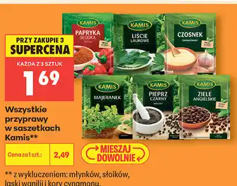 Biedronka Wszystkie przyprawy w saszetkach Kamis oferta