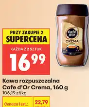Biedronka Kawa rozpuszczalna Cafe d'Or Crema oferta