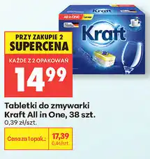 Biedronka Tabletki do zmywarki Kraft All in One, 38 szt oferta
