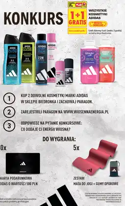 Biedronka Wszystkie kosmetyki Adidas oferta