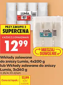 Biedronka Wkłady zalewane do zniczy Lumia oferta