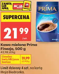 Biedronka Kawa mielona Prima Finezja oferta
