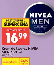 Biedronka Krem do twarzy NIVEA MEN oferta