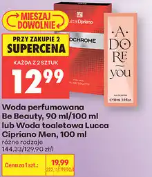 Biedronka Woda perfumowana Be Beauty lub Woda toaletowa Lucca Cipriano Men oferta