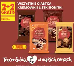 Biedronka Ciastka Kremówki i Listki Bonitki oferta