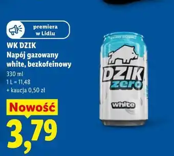 Lidl WK DZIK Napój gazowany white, bezkofeinowy oferta