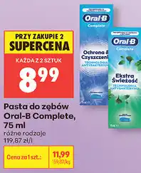 Biedronka Pasta do zębów Oral-B Complete oferta