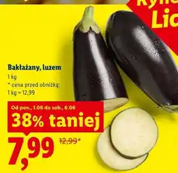 Lidl Bakłażany, luzem oferta