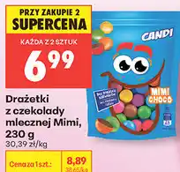 Biedronka Drażetki z czekolady mlecznej Mimi oferta