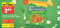 Biedronka Paluszki o smaku sera i cebulki Beskidzkie oferta