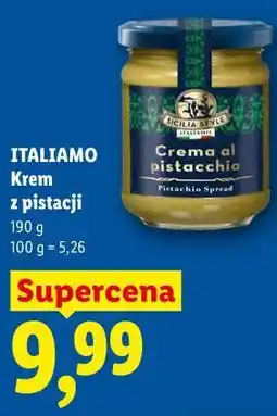 Lidl ITALIAMO Krem z pistacji oferta