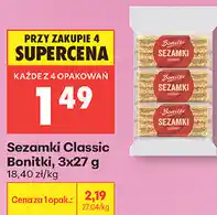 Biedronka Sezamki Classic Bonitki oferta