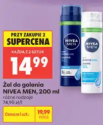 Biedronka Żel do golenia NIVEA MEN oferta