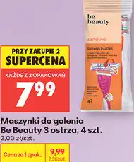 Biedronka Maszynki do golenia Be Beauty 3 ostrza oferta