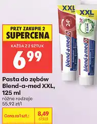Biedronka Pasta do zębów Blend-a-med XXL oferta