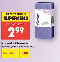 Biedronka Pumeks Oceania: kosmetyczny, dwustronny oferta