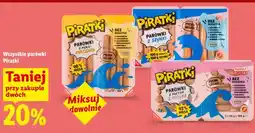 Lidl Wszystkie parówki Piratki oferta