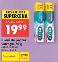 Biedronka Krem do protez Corega oferta