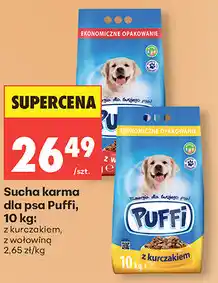 Biedronka Sucha karma dla psa Puffi oferta