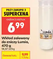 Biedronka Wkład zalewany do zniczy Lumia oferta