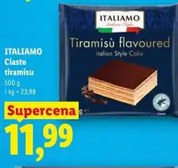 Lidl ITALIAMO Ciasto tiramisu oferta