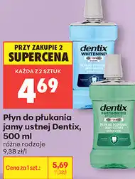 Biedronka Płyn do płukania jamy ustnej Dentix oferta