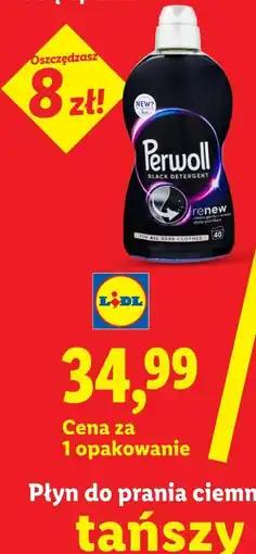 Lidl Perwoll Płyn do prania ciemnych tkanin oferta