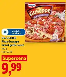 Lidl DR. OETKER Pizza Guseppe ham & garlic sauce oferta