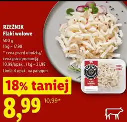 Lidl RZEŹNIK Flaki wołowe oferta