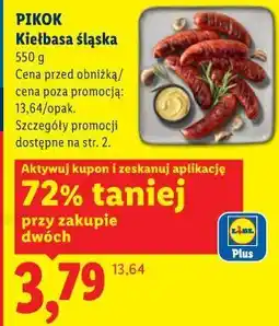 Lidl PIKOK Kiełbasa śląska oferta