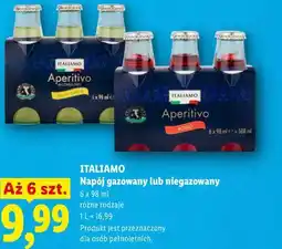 Lidl ITALIAMO Napój gazowany lub niegazowany oferta