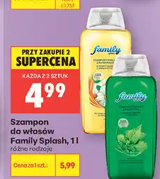 Biedronka Szampon do włosów Family Splash oferta