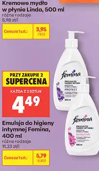 Biedronka Emulsja do higieny intymnej Femina oferta