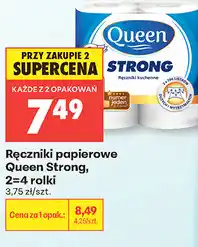 Biedronka Ręczniki papierowe Queen Strong, 2=4 rolki oferta