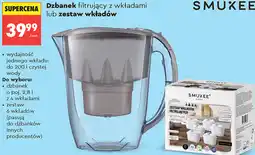 Biedronka SMUKEE Dzbanek filtrujący z wkładami lub zestaw wkładów oferta
