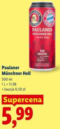 Lidl Paulaner Münchner Hell oferta